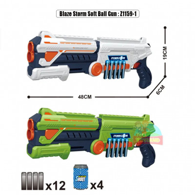 Blaze Storm Soft Ball Gun : Z1159-1